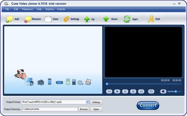 Windows 7 Cute Video Joiner 4.8019 full