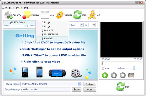 Diploma doble Margarita Guide:How to convert DVD to AVI with Cute DVD Ripper